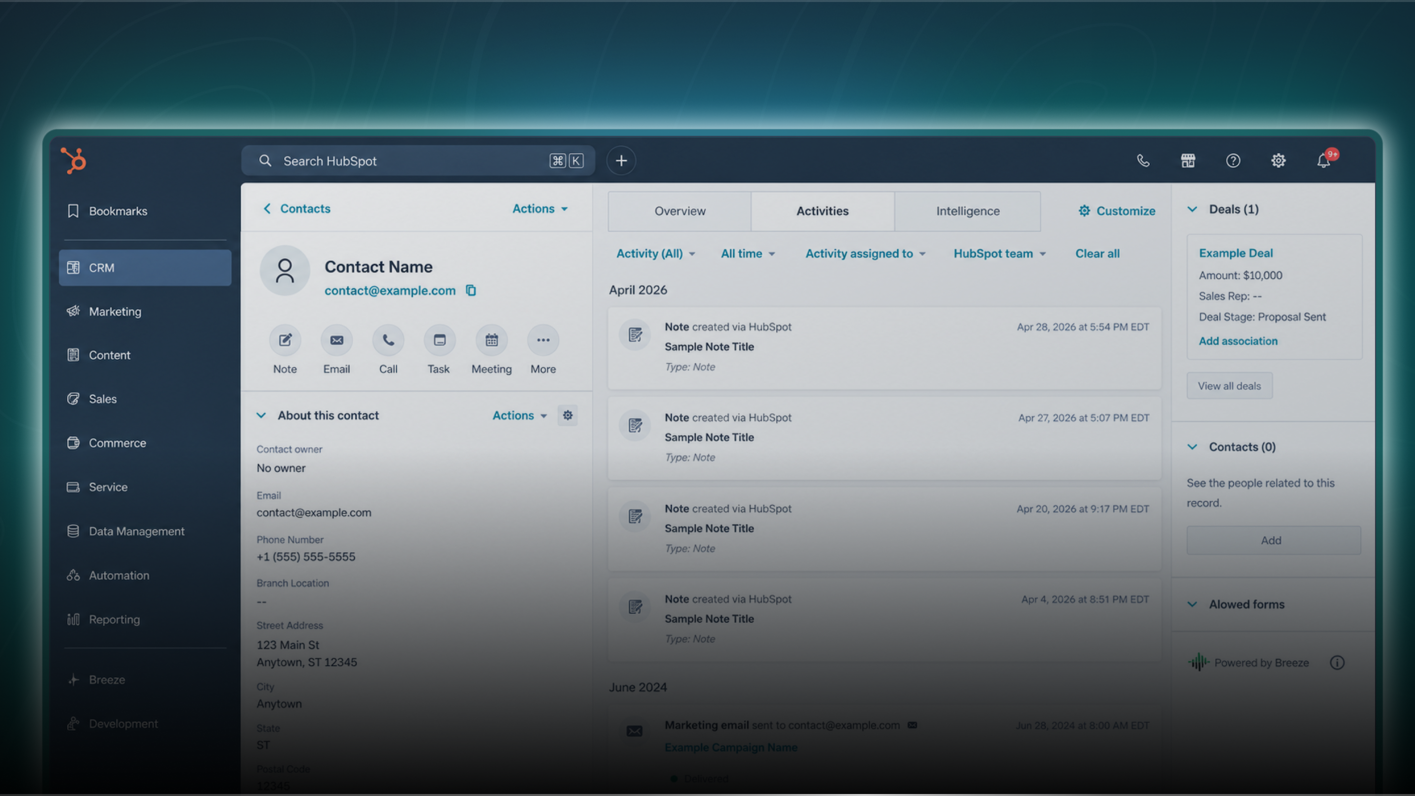 MNTN Attribution in HubSpot